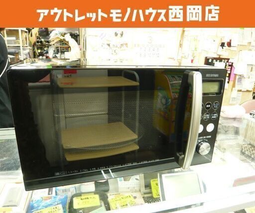 アイリスオーヤマ オーブンレンジ 2019年製 MO-T1501 ブラック 西岡店