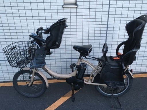 電動アシスト自転車　ヤマハ　パスバビー　大容量バッテリー12.8 子供乗せ　YAMAHA PAS Babby