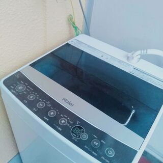 【ネット決済】ハイアール 5.5kg 全自動洗濯機　ブラックHa...