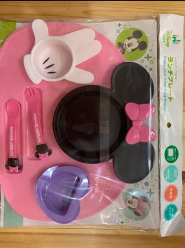 新品錦化成 ミニーマウスアイコン ランチプレート食事皿 プレート お子様ランチ 小資生活 北綾瀬のベビー用品 授乳 お食事用品 の中古あげます 譲ります ジモティーで不用品の処分