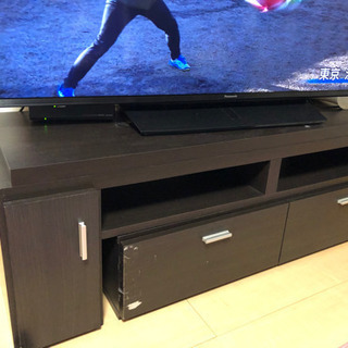 【ネット決済】TVボード（伸縮112〜189cm）ブラウン