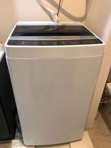 値下がりーハイアール 5.5kg 全自動洗濯機 ブラックHaier JW-C55A-K(2018年製造)