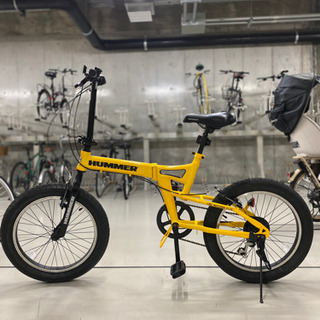 【ネット決済】超美品　HUMMER 20インチ折り畳み自転車