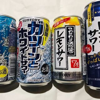 【新品未開封】チューハイ4缶、缶コーヒー1缶