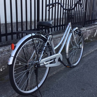 サザンポート26インチ自転車シルバー SOUTHERNPORT 【ネット注文限定品】26型軽快車 外装6段