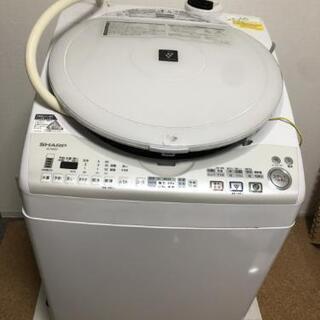 シャープ洗濯乾燥機ES-T82E9　8キロ洗い