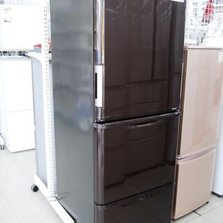 4877 シャープ 自動製氷付 冷凍冷蔵庫 SJ-PW35B 350L プラズマ