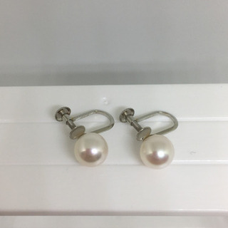 【ネット決済・配送可】本真珠のイヤリング 7mm