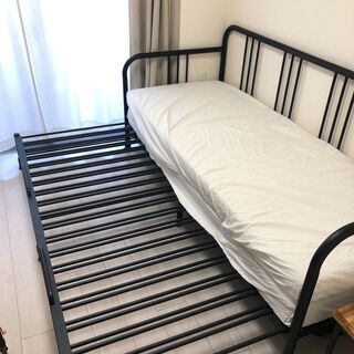 IKEA ベッドフレーム FYRESDAL デイベッド 中古　引取り限定　福岡 IKEA FYRESDAL フィーレスダル デイベッドフレーム 80×200cm