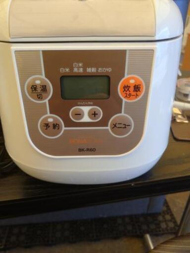 HE-226 説明文必読‼️シーシーピー 3,5合炊飯器 BK-R60-WH 2017年製