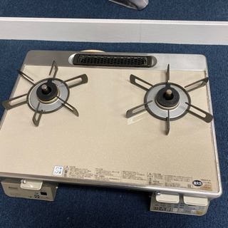 旭川 リンナイ 都市ガス ガステーブル コンロ 2018年製 RTS65AWK14RG-CR 魚グリル綺麗 取説有