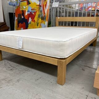 【愛品館 江戸川店】無印　セミダブルベッド　ベッド　ID:153-017349-007　配送可　代引き配送可（代引きの場合は現金のみのお取り扱になります）