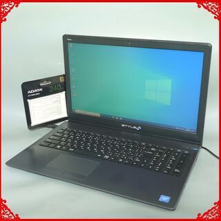 送料無料 新品SSD240GB 中古ノートパソコン 15.6型 iiyama N250PV