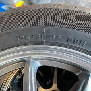 195/60R16 タイヤホイールセット4本 タイヤバリ溝 【公式通販】
