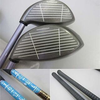 ss2232 【中古】　レディース　ゴルフクラブフルセット　10本セット 　PRIVATE LABEL　キャディバッグ付　ゴルフセット　女性用 　ドライバー　アイアン　パター　クラブセット　ゴルフ