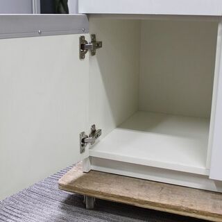 R2932) Pamouna 中古 ★パモウナ キッチンボード 幅105 ソフトクローズ ハイグロス ホワイト  食器棚 店頭取引大歓迎♪ R2932) Pamouna 中古 ☆パモウナ キッチンボード 幅105 ソフトクローズ