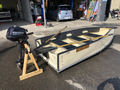 【早い者勝ち‼️】ポーターボート　10ft トーハツ2馬力船外機付　書類有り