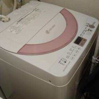 【シャープ】全自動洗濯機6.0kg ES-GE60N-P