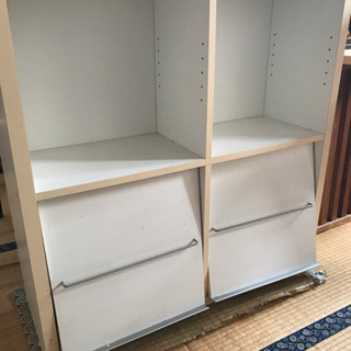 【ネット決済】中古　木製の白い棚