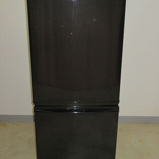 ss0027【中古】 シャープ 2ドア冷蔵庫 SJ-D14A-B 137L ブラック SHARP