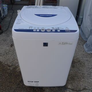 SHARP シャープ 全自動洗濯機 4.5Kg ES-G4E2 ...