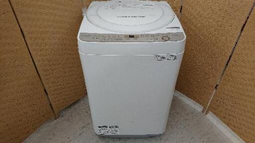 【愛品館江戸川店】シャープ　洗濯容量7.0kg　全自動洗濯機 「ES-GE7C-W」（2019年製）ID：142-029107-007　配送可