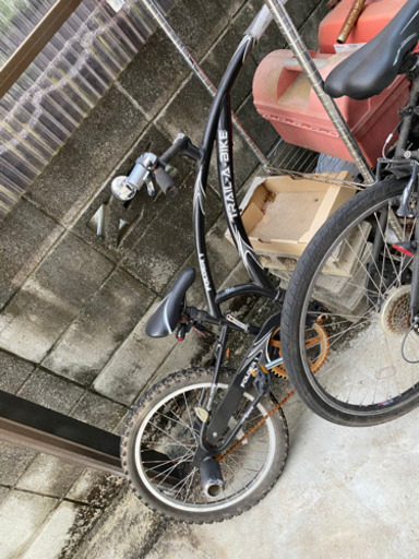 後ろ部分のみで電動自転車は売れました！　2人乗り　動画あり