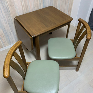 【ネット決済】2人用　テーブルと椅子