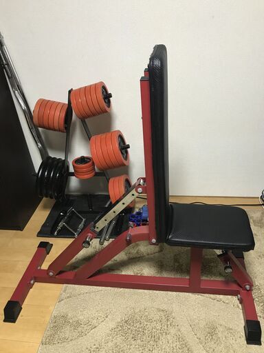 筋トレグッズすべて譲ります！（プレート115kg、可動ベンチ、懸垂機 