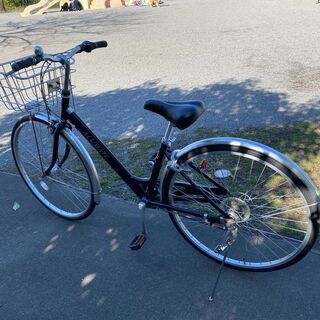 シティサイクル 27インチ 外装6段 ALUMATE ブラック