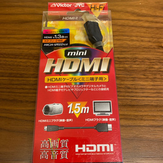 HDMIケーブル（ミニ端子用）