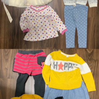 2歳ぐらいと6歳ぐらい服 27点 合わせて100円