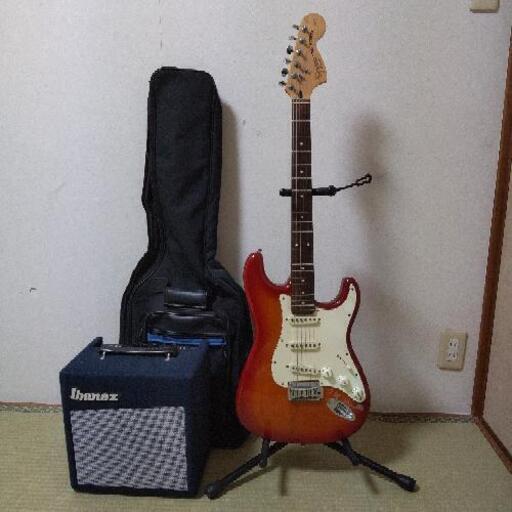 エレキギター（Fender社squierストラト）\u0026アンプ（Ibanez）