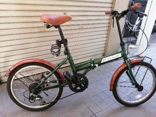 折りたたみ自転車 20インチ 6段変速ギヤ