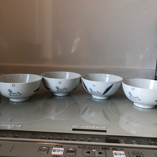 京都　清水焼　お茶碗　4つセット