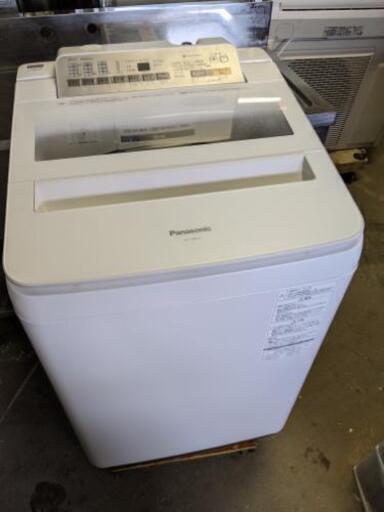 Panasonic パナソニック 8.0kg 送風乾燥機能付 全自動洗濯機 NA-FA80H3　2017年製自動槽洗浄