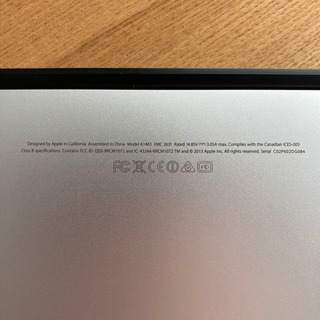 値下げ☆MacBookAir 11inch early 2014 A1465