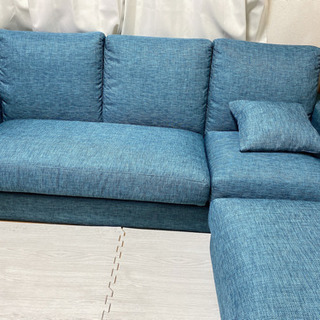 ニトリ　NポケットA7 ターコイズ　ソファ