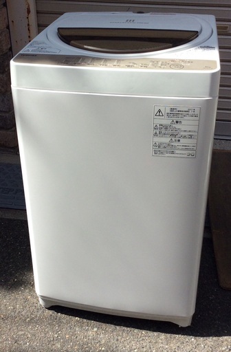 【RKGSE-483】特価！東芝/6kg/全自動洗濯機/AW-6G5/中古品/2017年製/当社より近隣地域無料配達