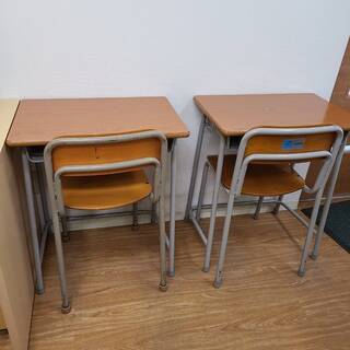 【ネット決済】学校の机といす　2号サイズ