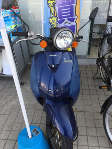 3/18  HONDA TODAY 50cc バイク ブルー まだまだ乗れます☺️