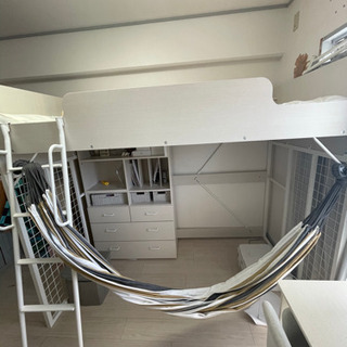 ニトリ　ベッド　子供用ベッド　勉強机　2段ベッド