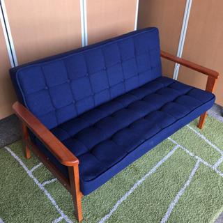 R223 国産 シノハラ製作所 布製ソファベッド 幅170cm 美品 www ...
