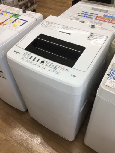 Hisense（ハイセンス）の洗濯機2018年製（HWｰE4502）です。【トレファク東大阪店】