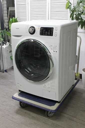 R2846) IRIS OHYAMA 中古★アイリスオーヤマ　ドラム式洗濯機　洗濯7.5㎏　FL71 2019年製! 洗濯機 店頭取引大歓迎♪ （