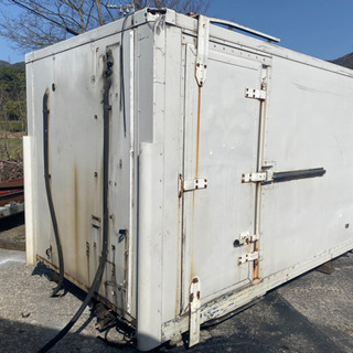 No.485 保冷バン 2t アルミ箱 バイク倉庫 トラックコンテナ コメ保管