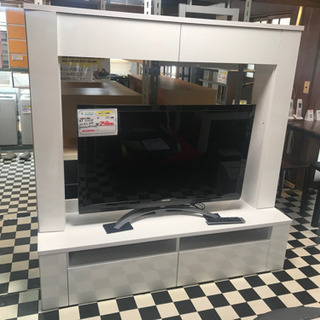リサイクルショップ八光 田上店 配達・設置OK】鏡面ハイタイプテレビ台 