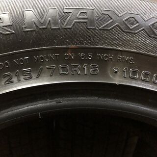 DUNLOP WINTER MAXX SJ8 215/70R16 16インチ スタッドレス 4本 2016年