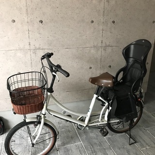 ママチャリ 子供乗せ チャイルドシート付き