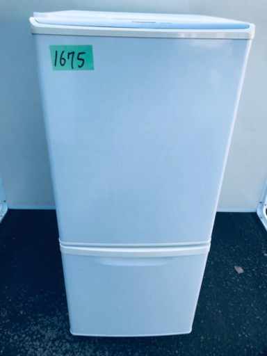 1675番 Panasonic✨ノンフロン冷凍冷蔵庫✨NR-B143W-W‼️